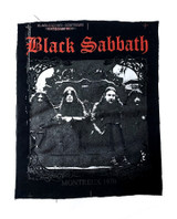 Black Sabbath - Montreux Test Print Backpatch