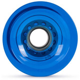 Blank Clear Blue 70mm 78a Longboard Wheels