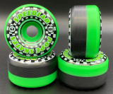 Mini Speedsters Green/Black Split 59mm/101A Wheels