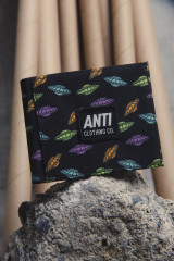 Black UFO Print BiFold Wallet