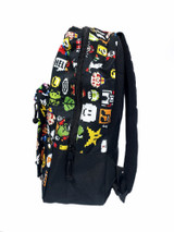 Super Mario Bros. Collage Black Backpack w/ Front Pouch
