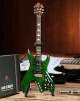 Guns N Roses - Slash Signature BC Rich Green Bitch Mini Guitar