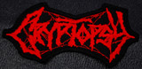 Cryptopsy - Red Logo 4x2.5" Embroidered Patch