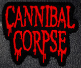 Cannibal Corpse - Red Logo 4x3" Embroidered Patch