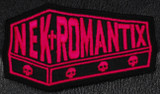 Nekromantix - Pink Coffin 3x2" Embroidered Patch