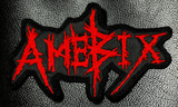 Amebix - Red Logo 5x2.5" Embroidered Patch