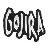 Gojira - White Shaped Logo 5x3" Embroidered Patch