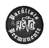 Paralisis Permanente - El Acto White 4x2" Embroidered Patch