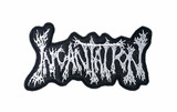Incantation - White Logo 3" Embroidered Patch