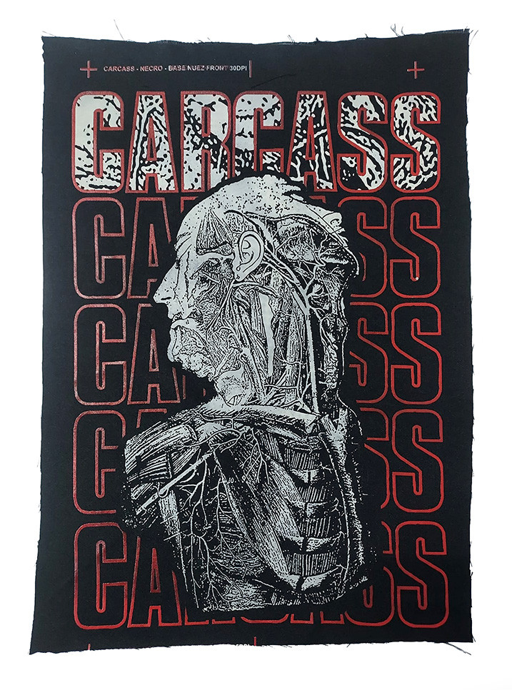 Carcass - Corpse Test Print BackPatch