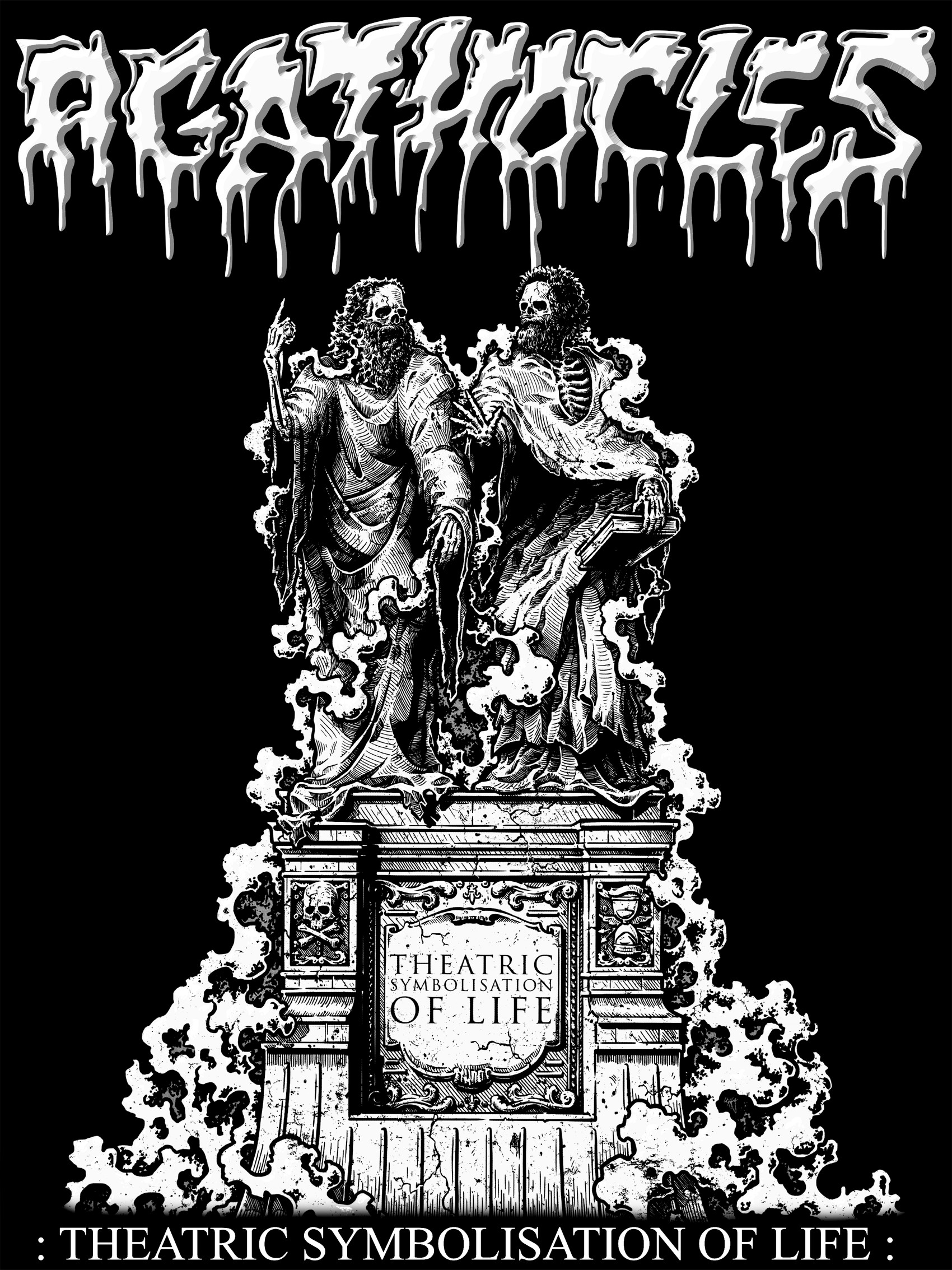Agathocles - Theatric Symbolization of Life 10.75x14.5" Printed Backpatch