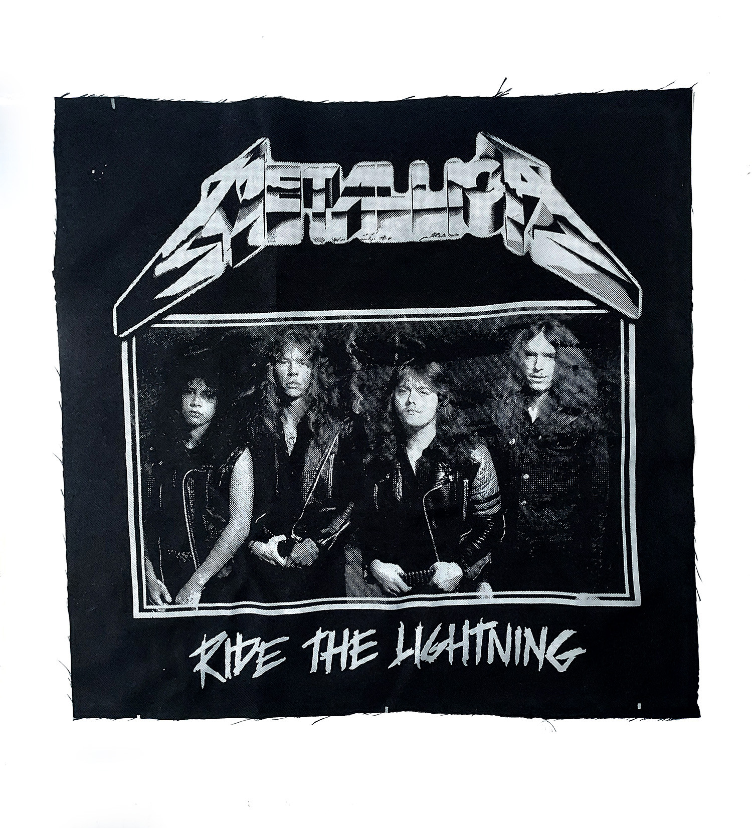 Ride the Lightning Test Print 02 Backpatch
