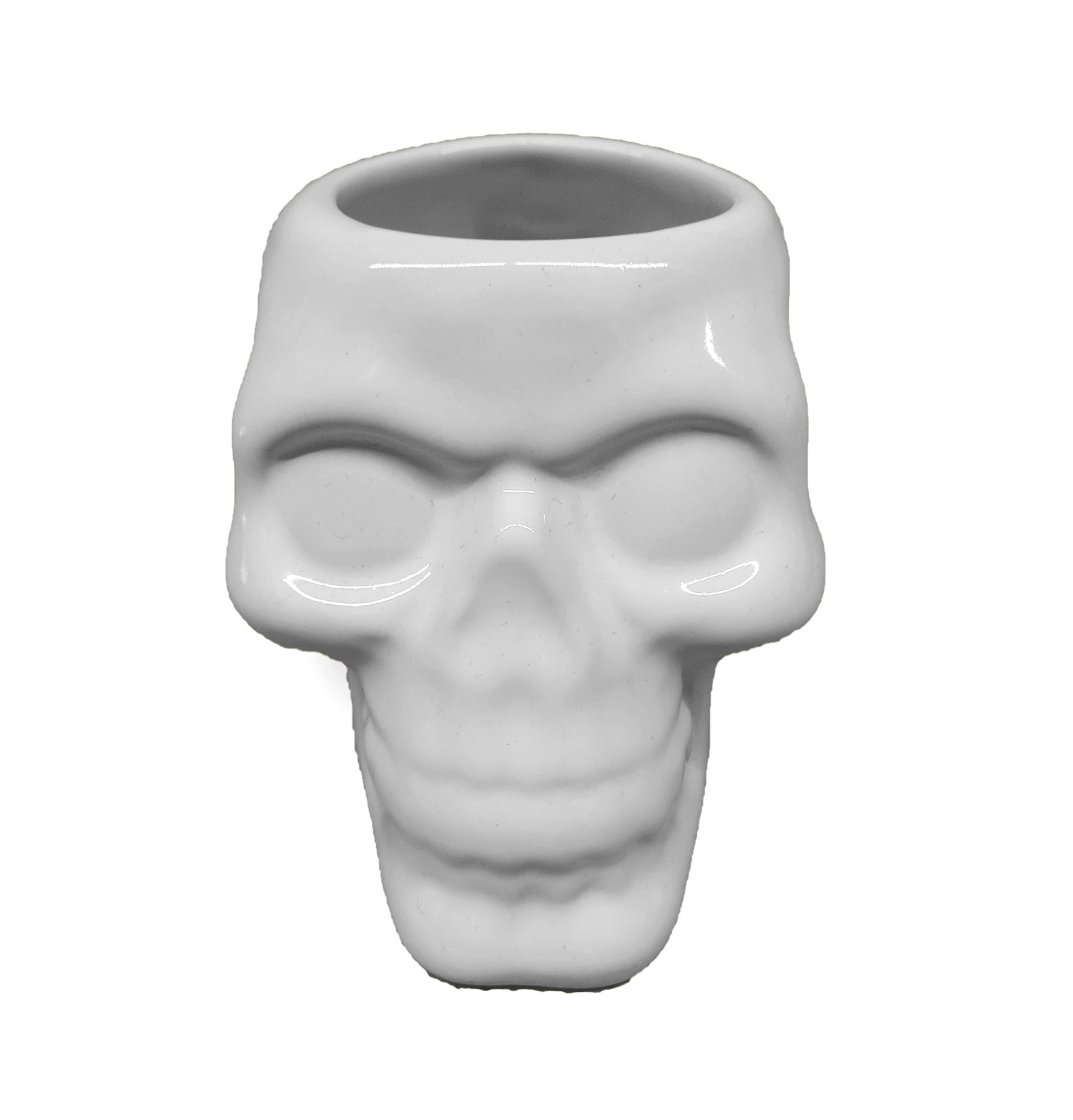 White Skull Ceramic Mug