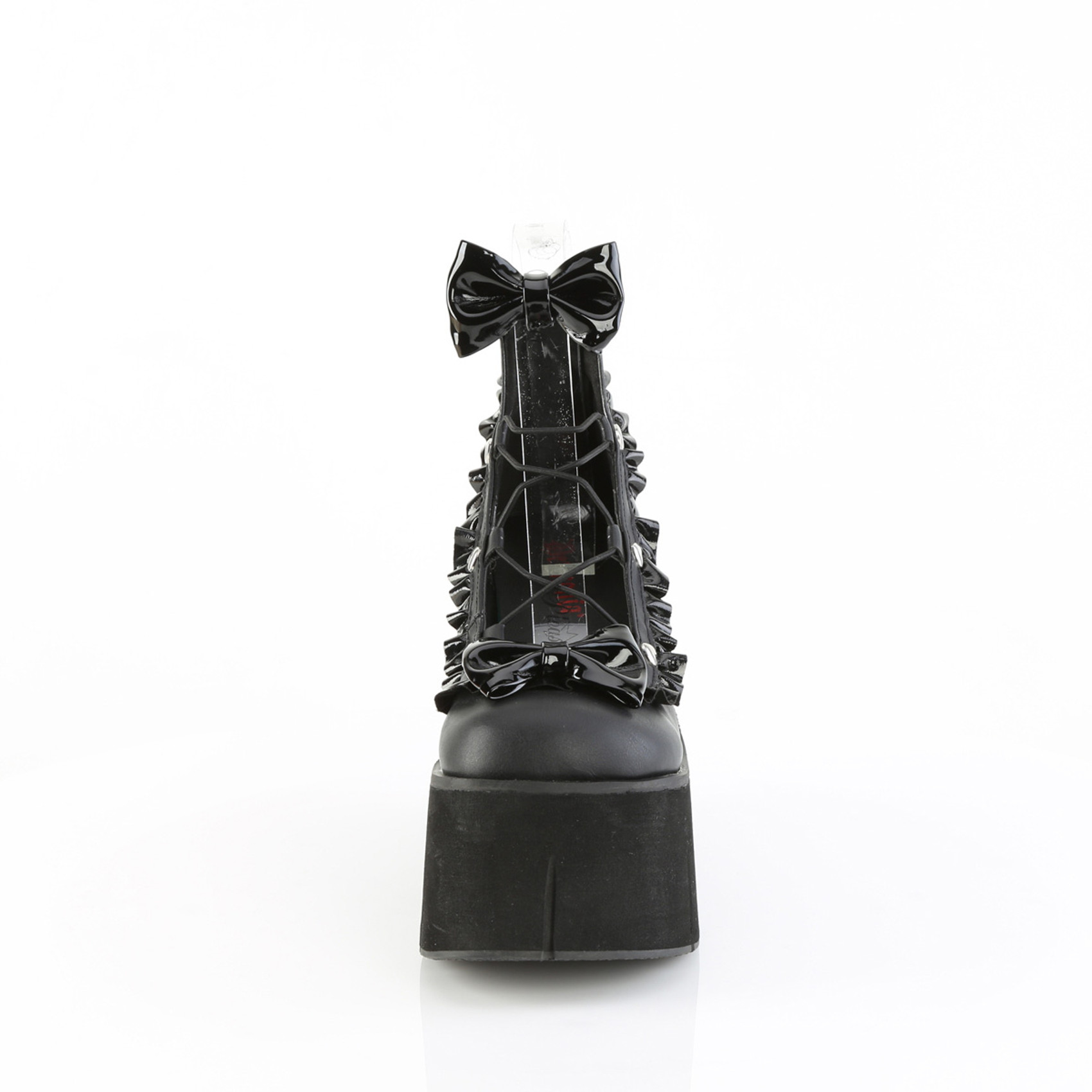 NuclearWaste-image Wrap Around Ankle Strap Platform Shoe with Bows & Ruffles - KERA-18