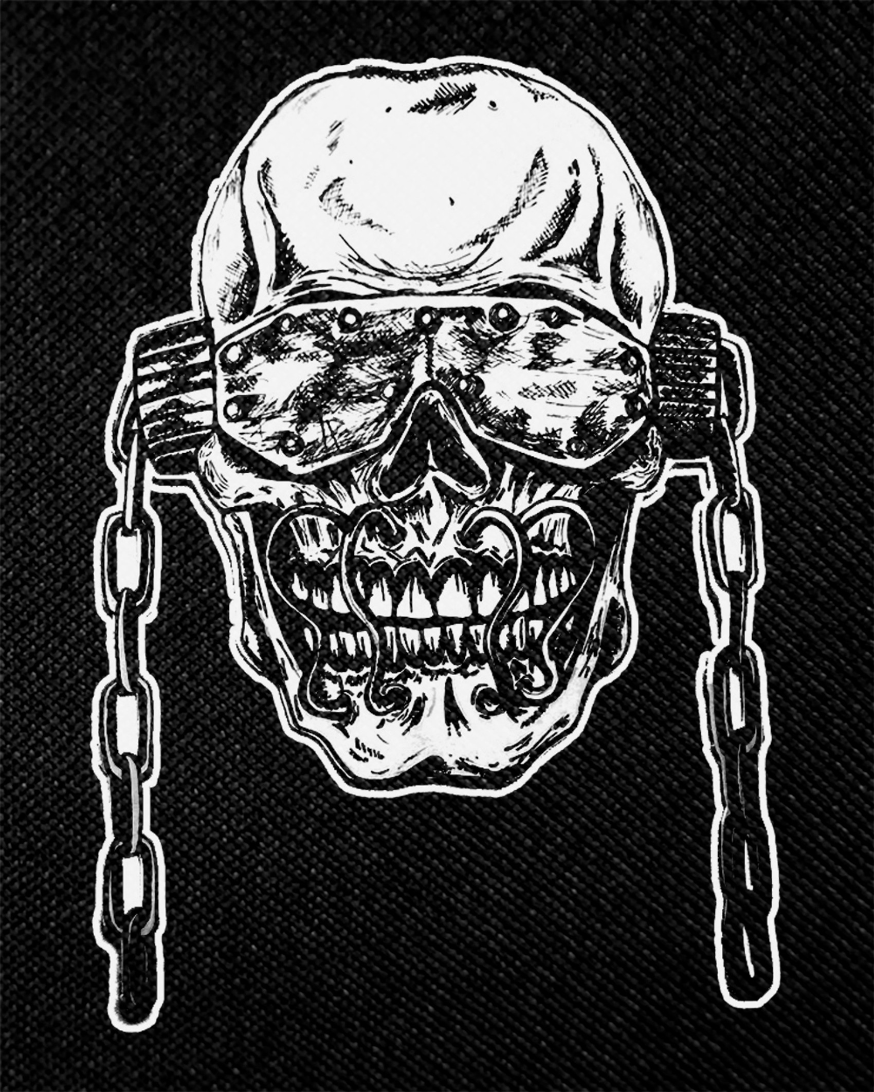 Rattlehead Vic 4x5" Printed Patch