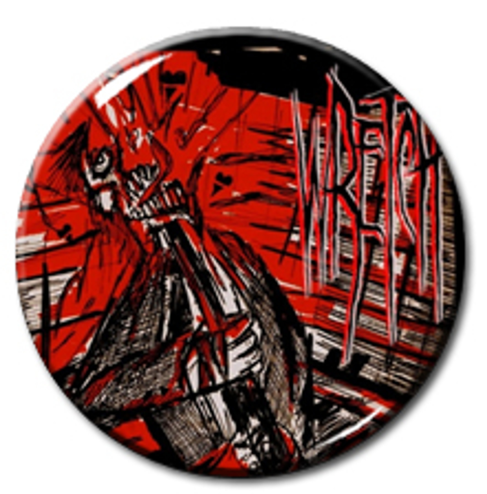 NuclearWaste-image Wretch - Because You're Worthless 1" Pin