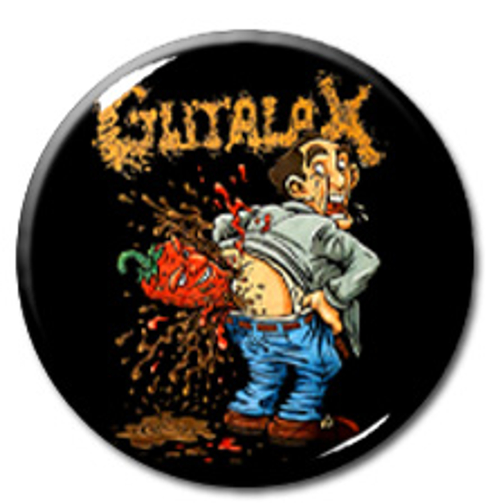 Gutalax - Colon Sweeper 1.5" Pin