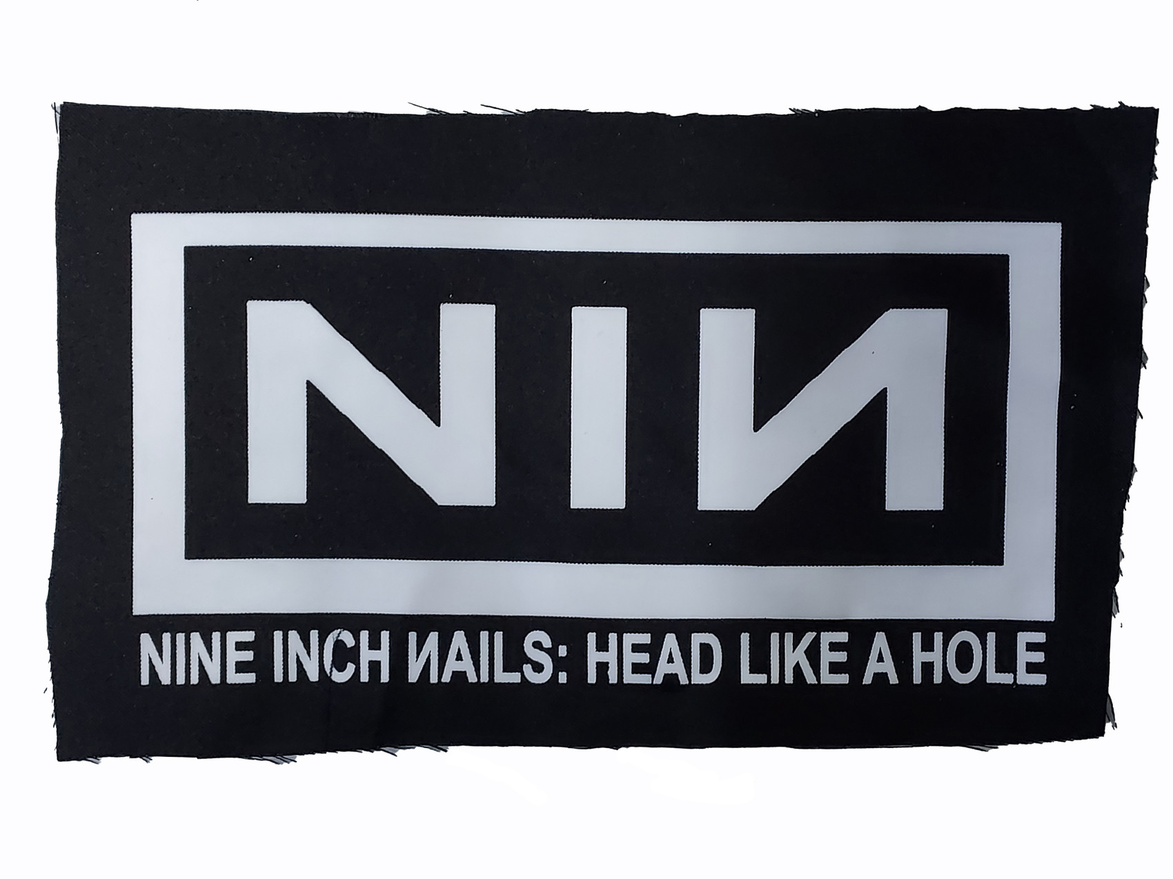 NIN - Head Like A Hole Test Print Backpatch