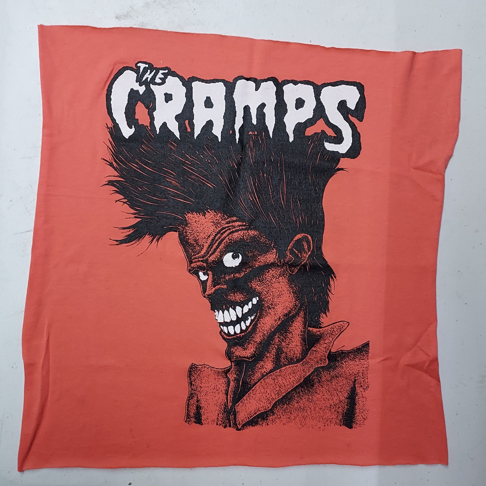 NuclearWaste-image The Cramps - Bad Music... Carnation Pink Test Print Backpatch