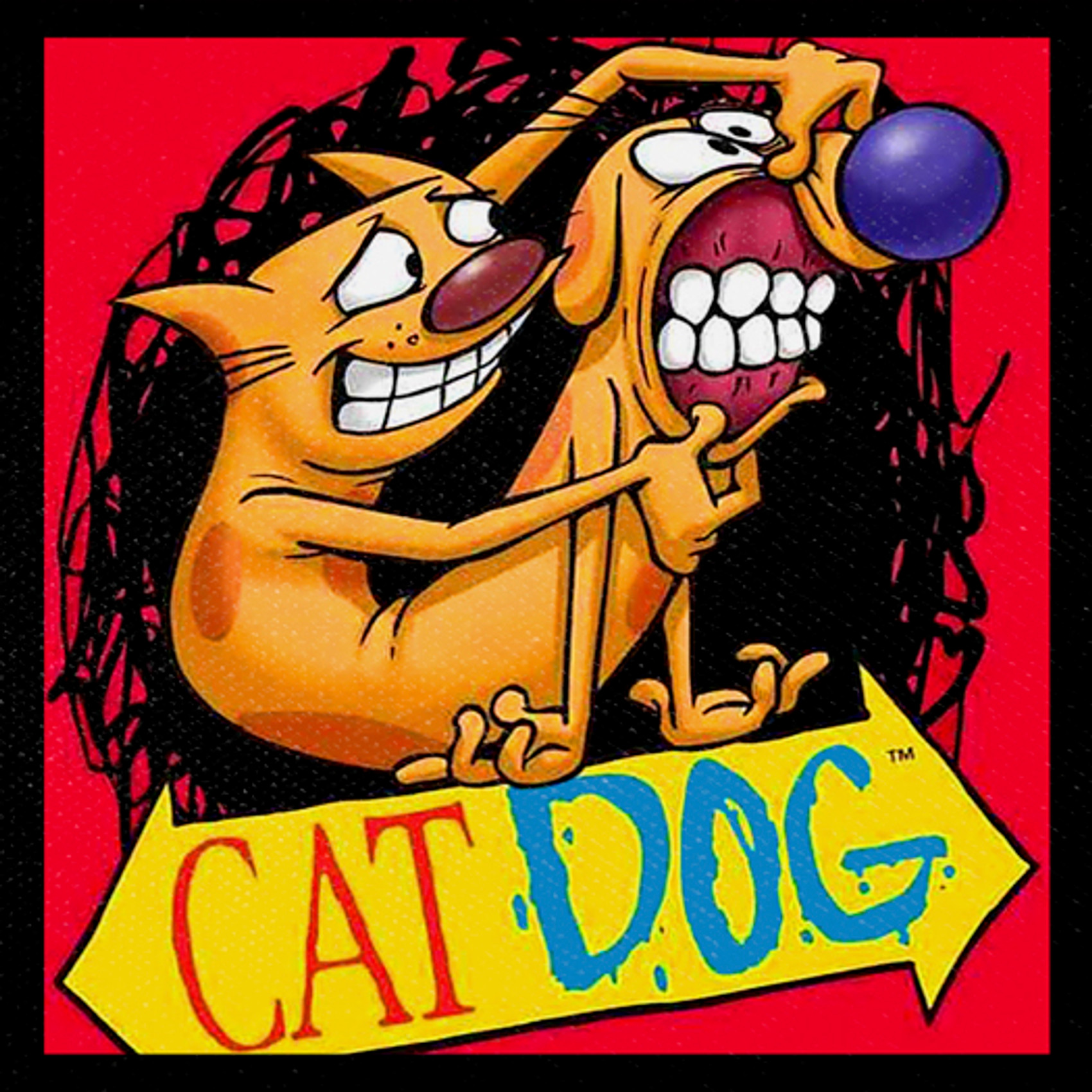 CatDog 4x5" Color Patch