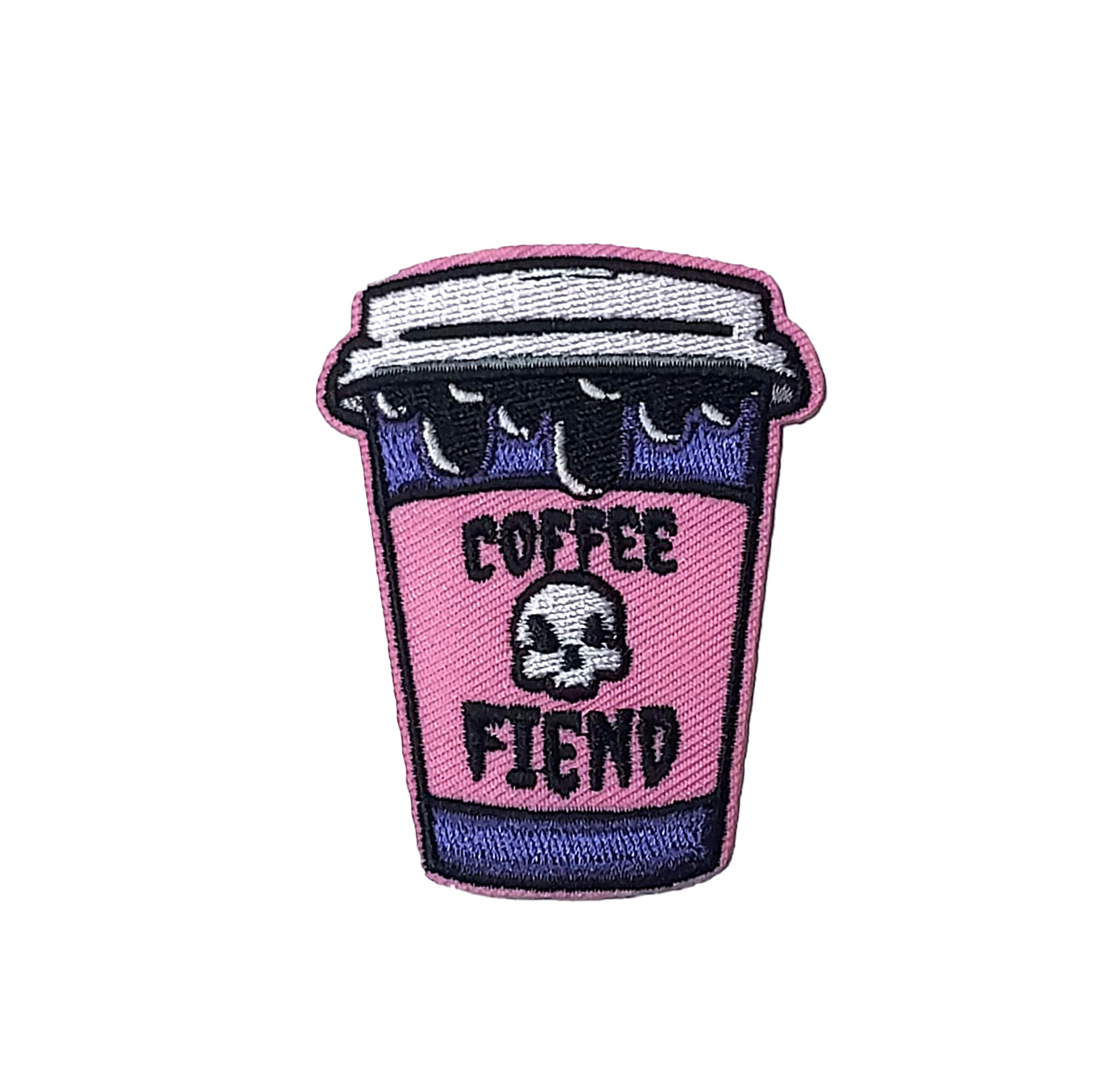 NuclearWaste-image Coffee Fiend 2x2.5" Embroidered Patch