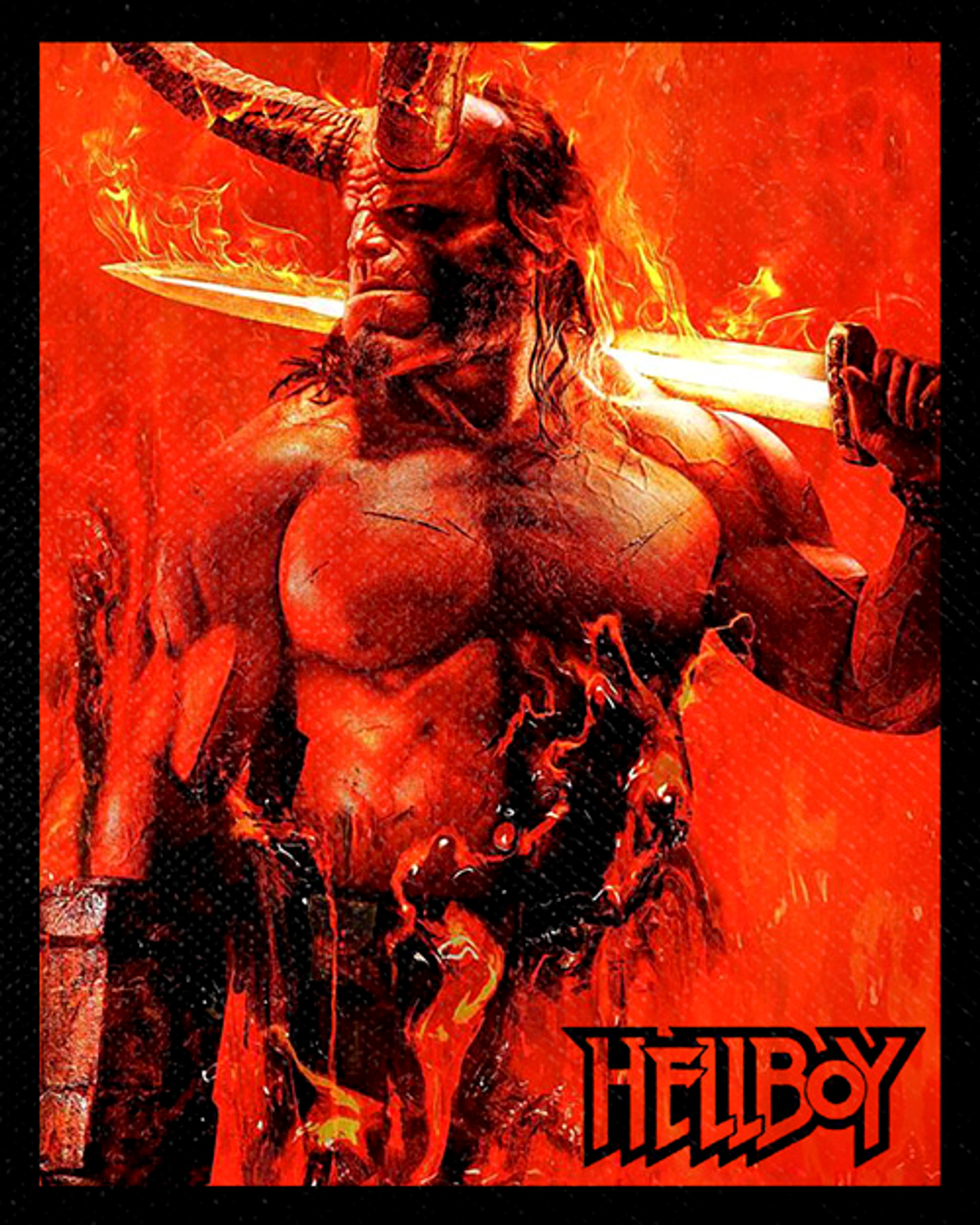 Hellboy 4x5" Color Patch