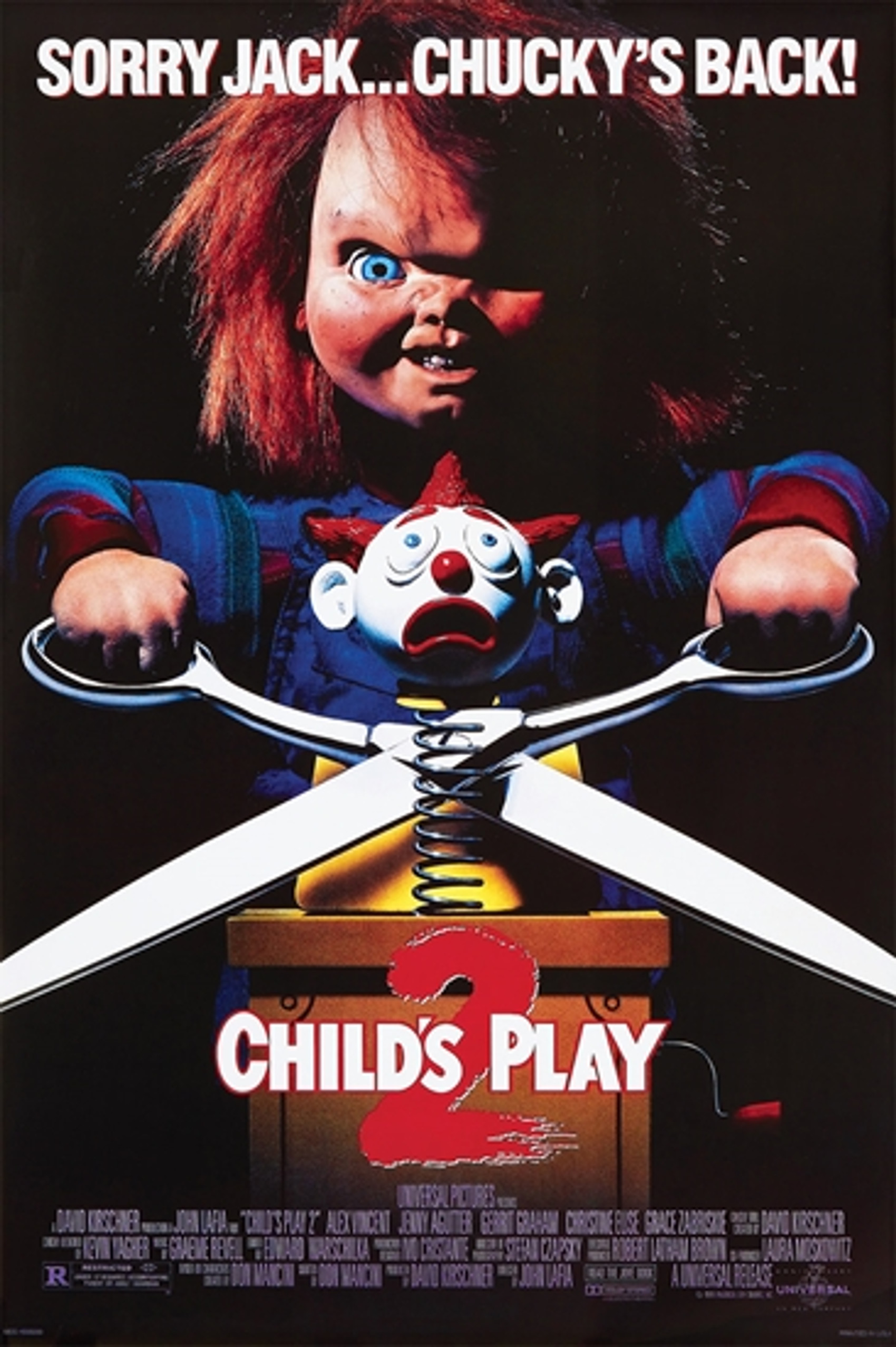 NuclearWaste-image Child's Play 2 - Sorry Jack... Chucky's Back 24x36" Poster