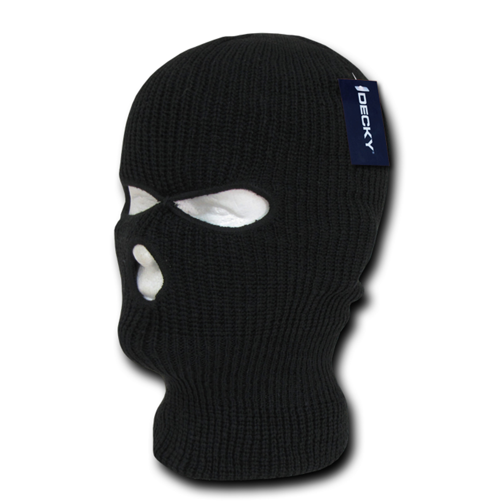 NuclearWaste-image Black 3 Hole Face Mask Beanie