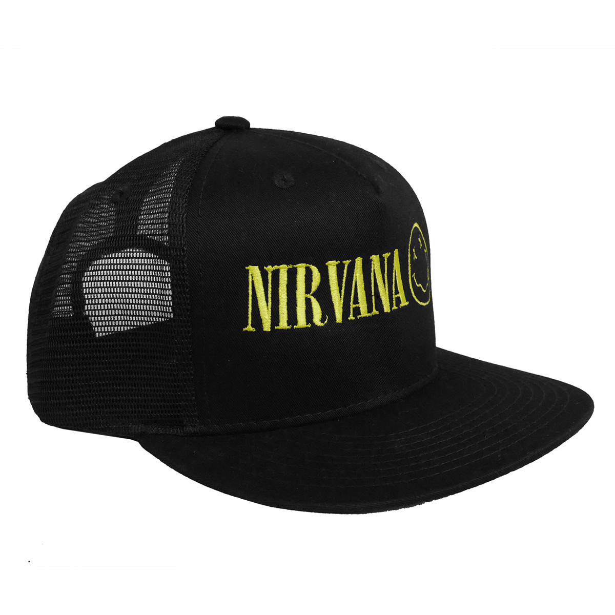 Nirvana Smiley Snapback Hat
