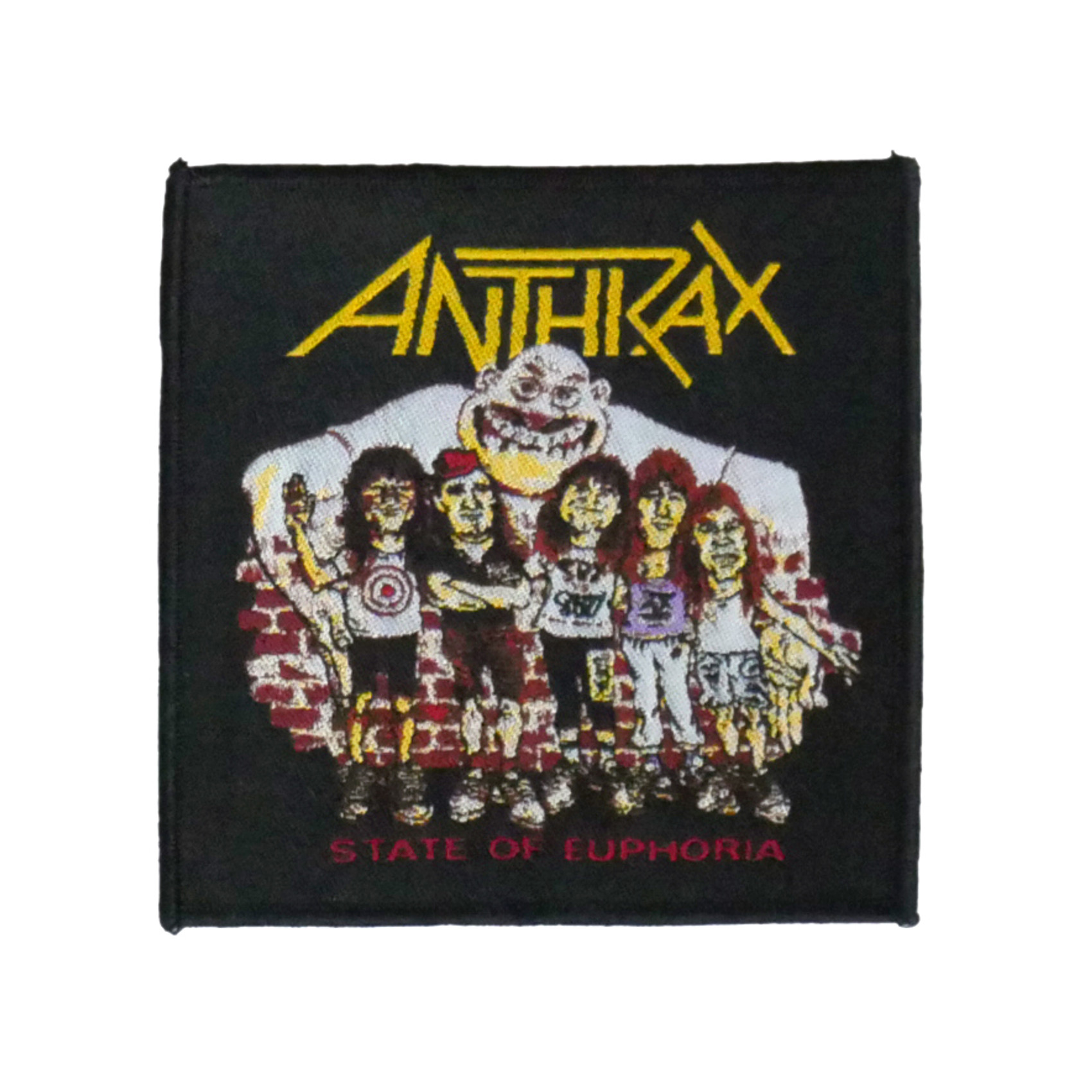 Anthrax - State Of Euphoria 4x4" Woven Patch