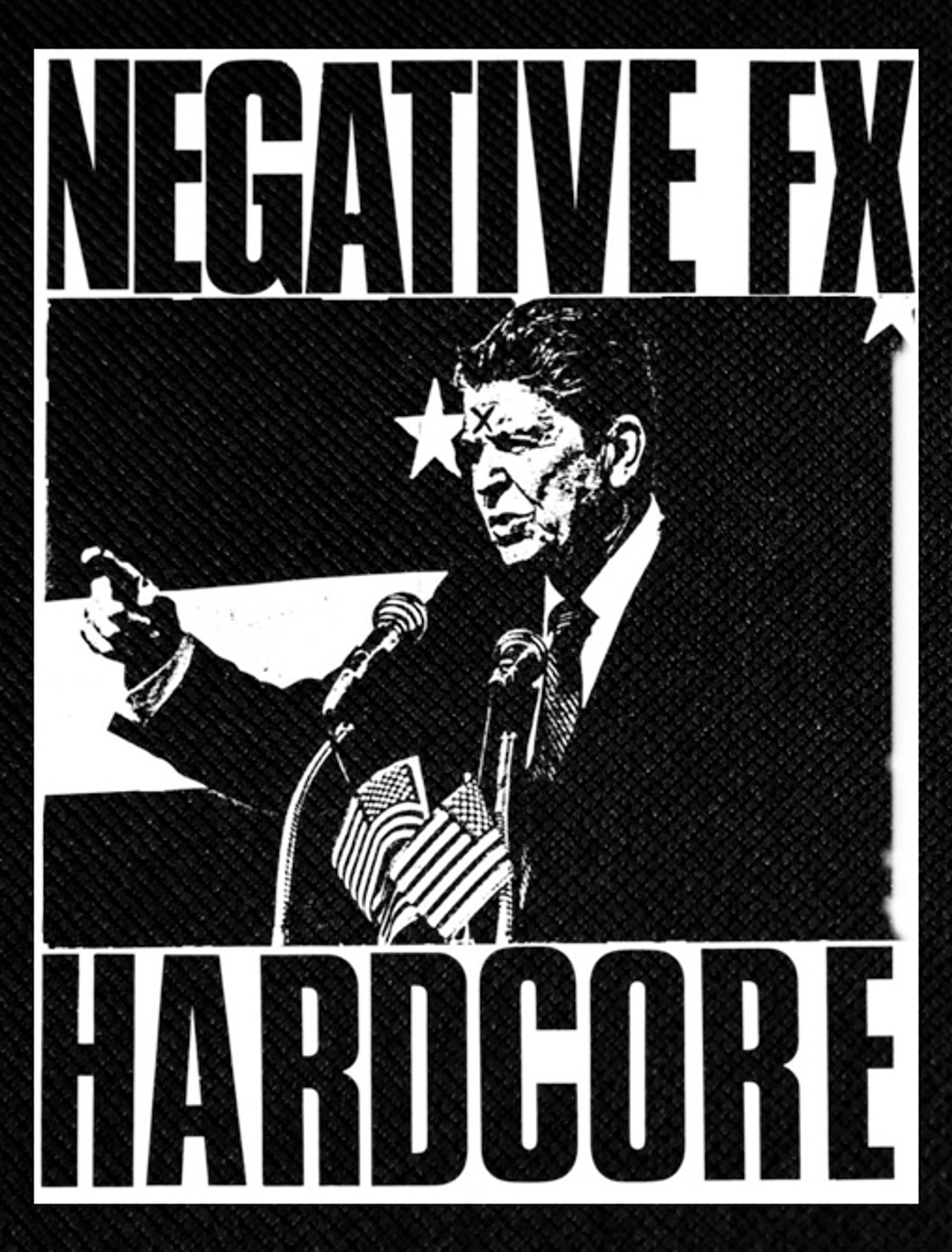 Negative FX - Hardcore 4x5" Printed Patch