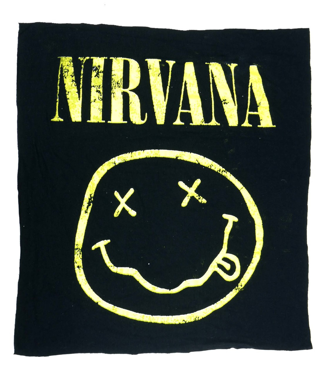 Nirvana - Smiley Face Test Print Backpatch
