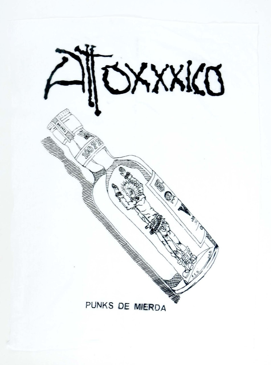Atoxxxico - Punks de Mierda Test Print Backpatch