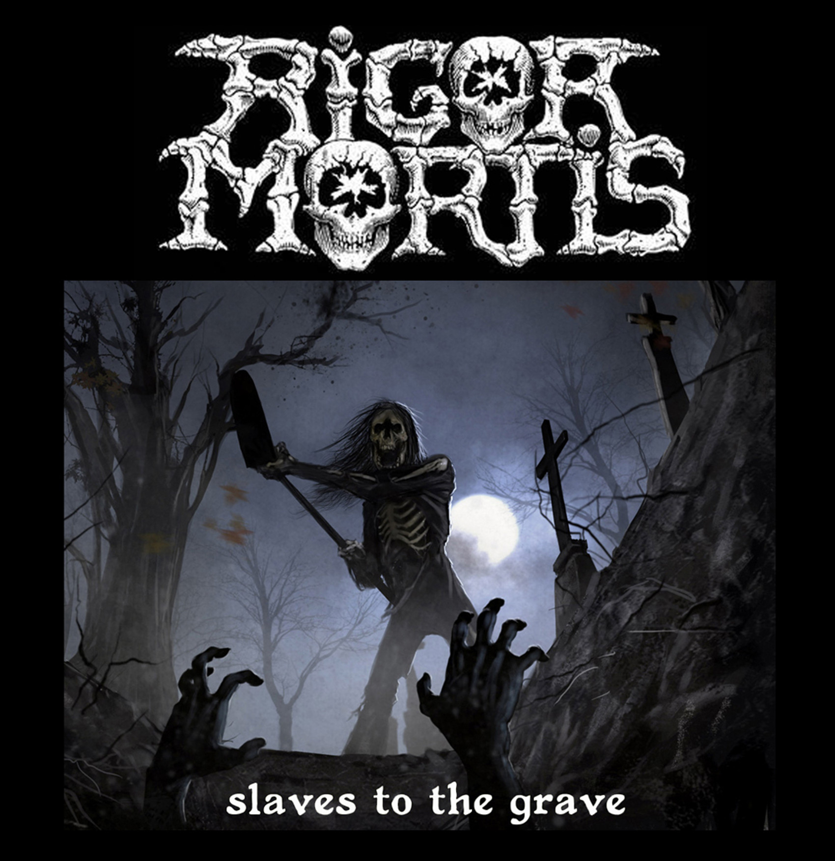 Rigor Mortis - Slaves to the Grave 4x4" Color Patch