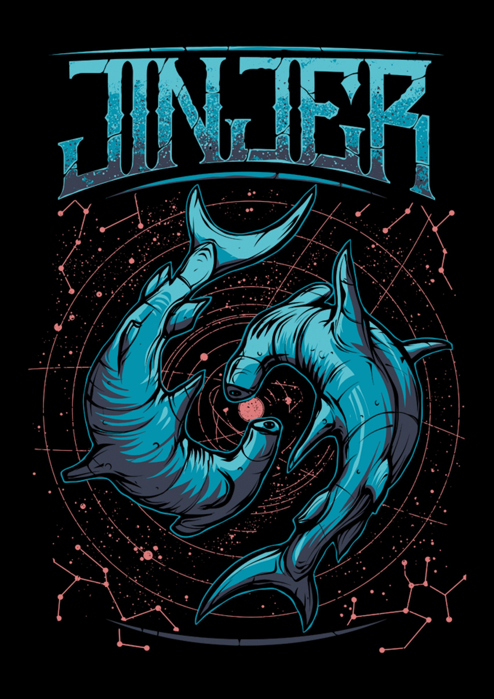 Jinjer - Sharks 4x5" Color Patch