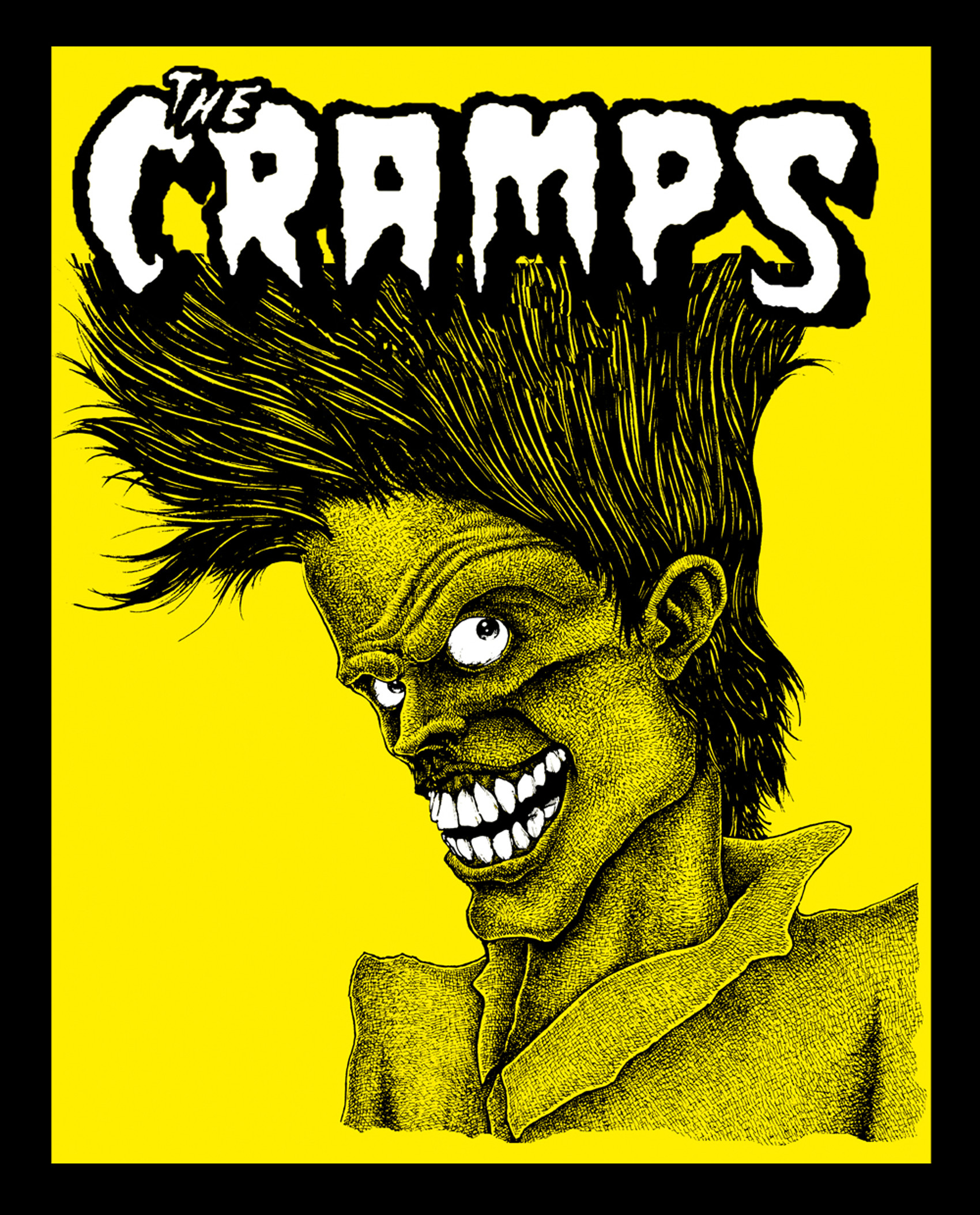 The Cramps - Bad Music for Bad People 4x5" Color Patch