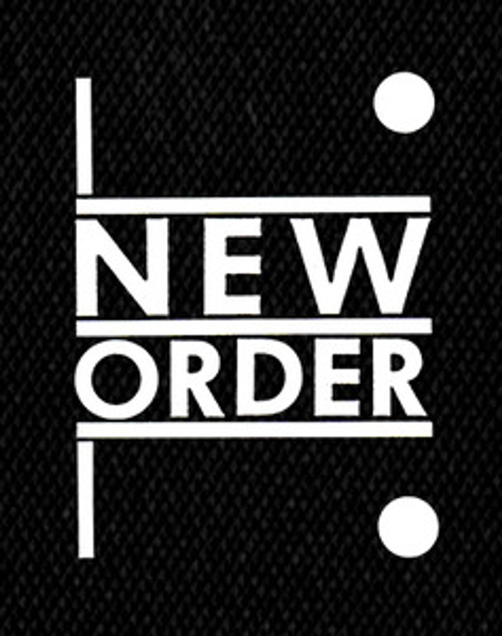 New Order - Logo 4x5" Printed Patch