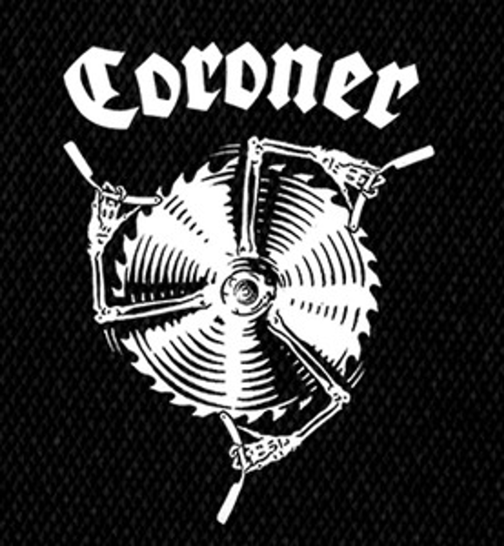 NuclearWaste-image Coroner - Saw n Blades 4x5" Printed Patch
