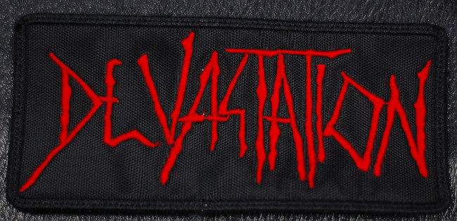 Devastation - Logo 5x2.5" Embroidered Patch
