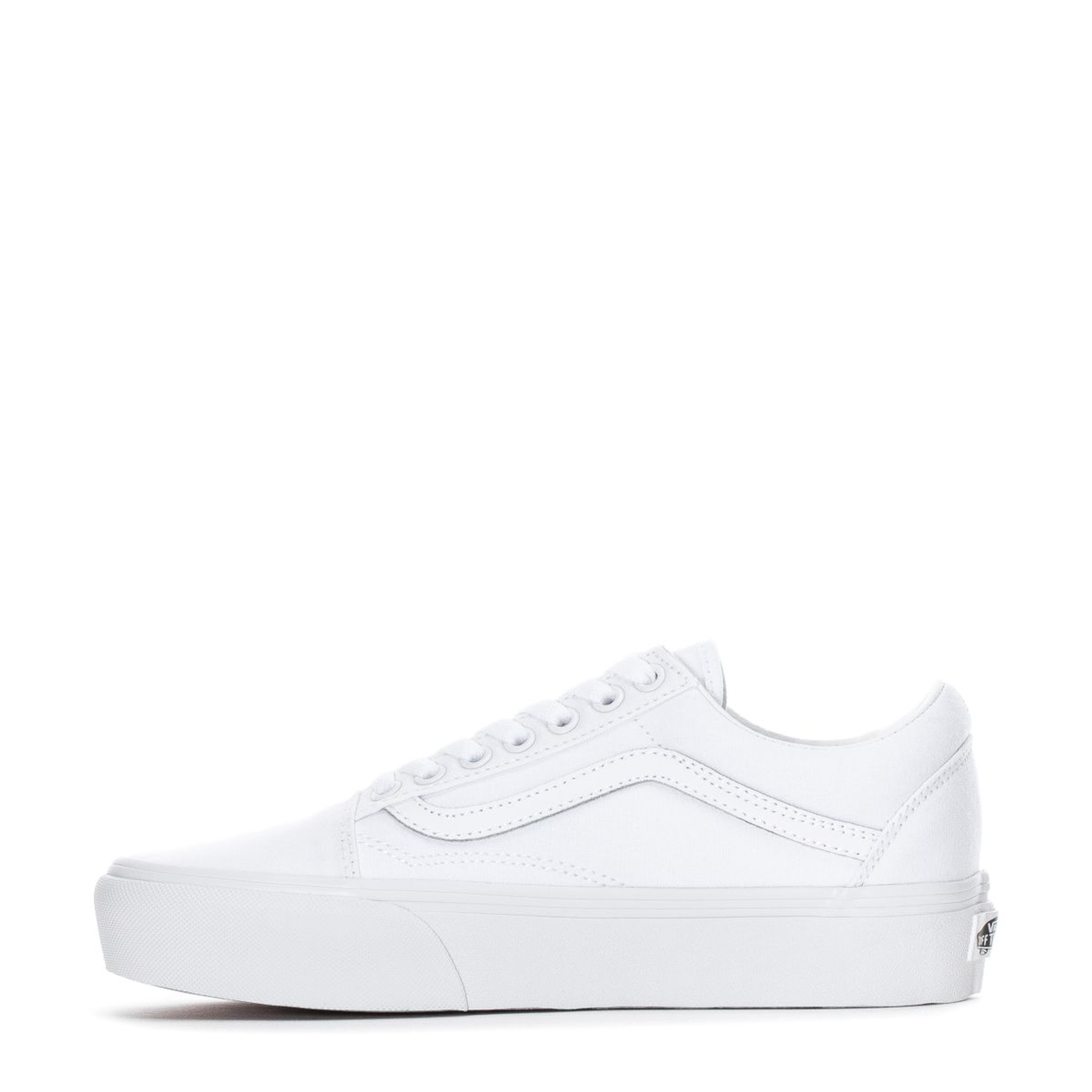 NuclearWaste-image Vans - Old Skool White Platform Sneakers