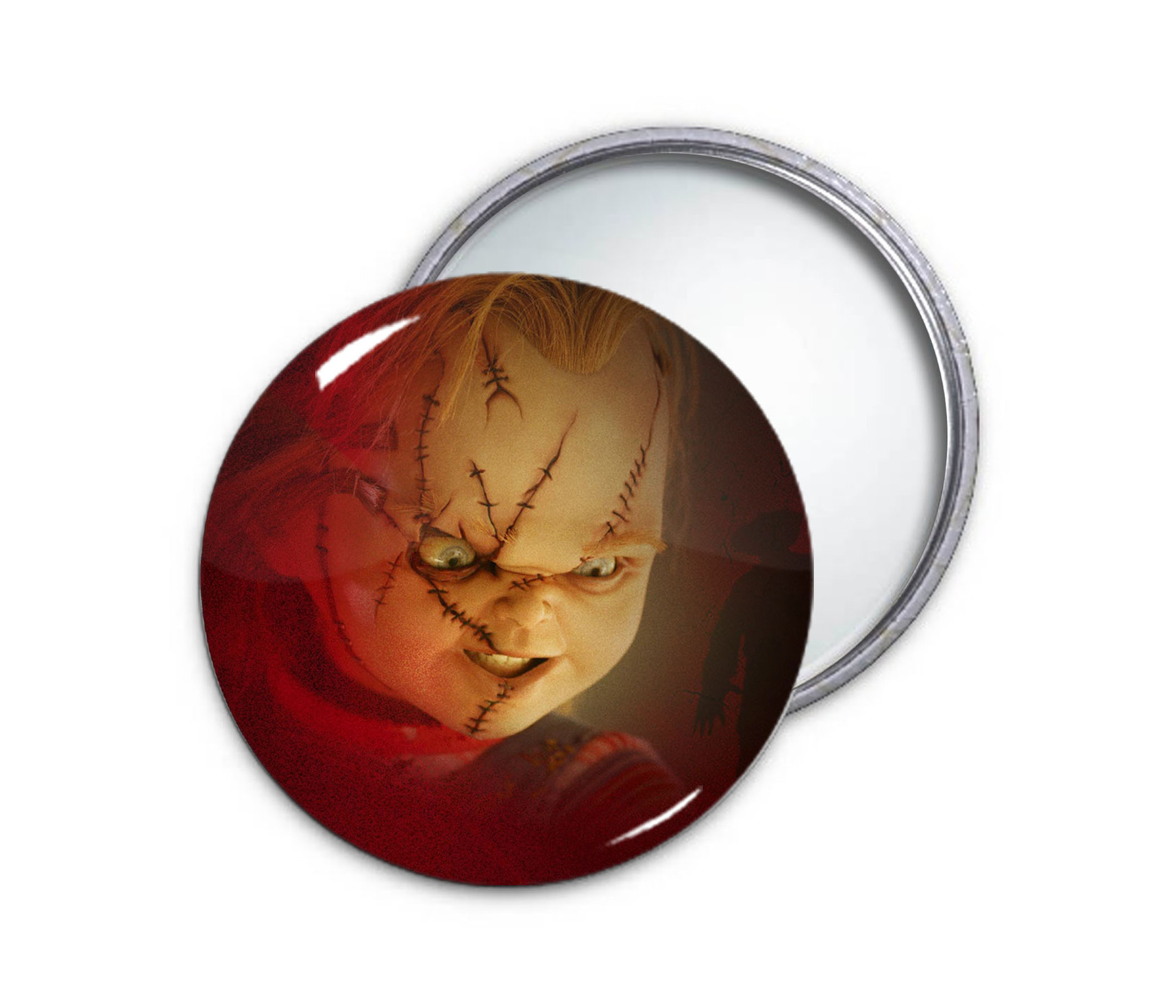 Chucky Round Pocket Mirror