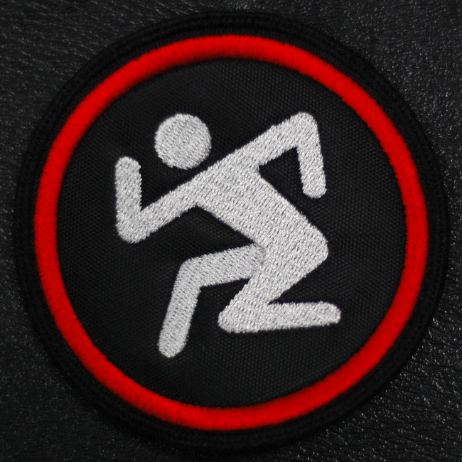 D.R.I. - Dancing Guy Logo 3x3" Embroidered Patch