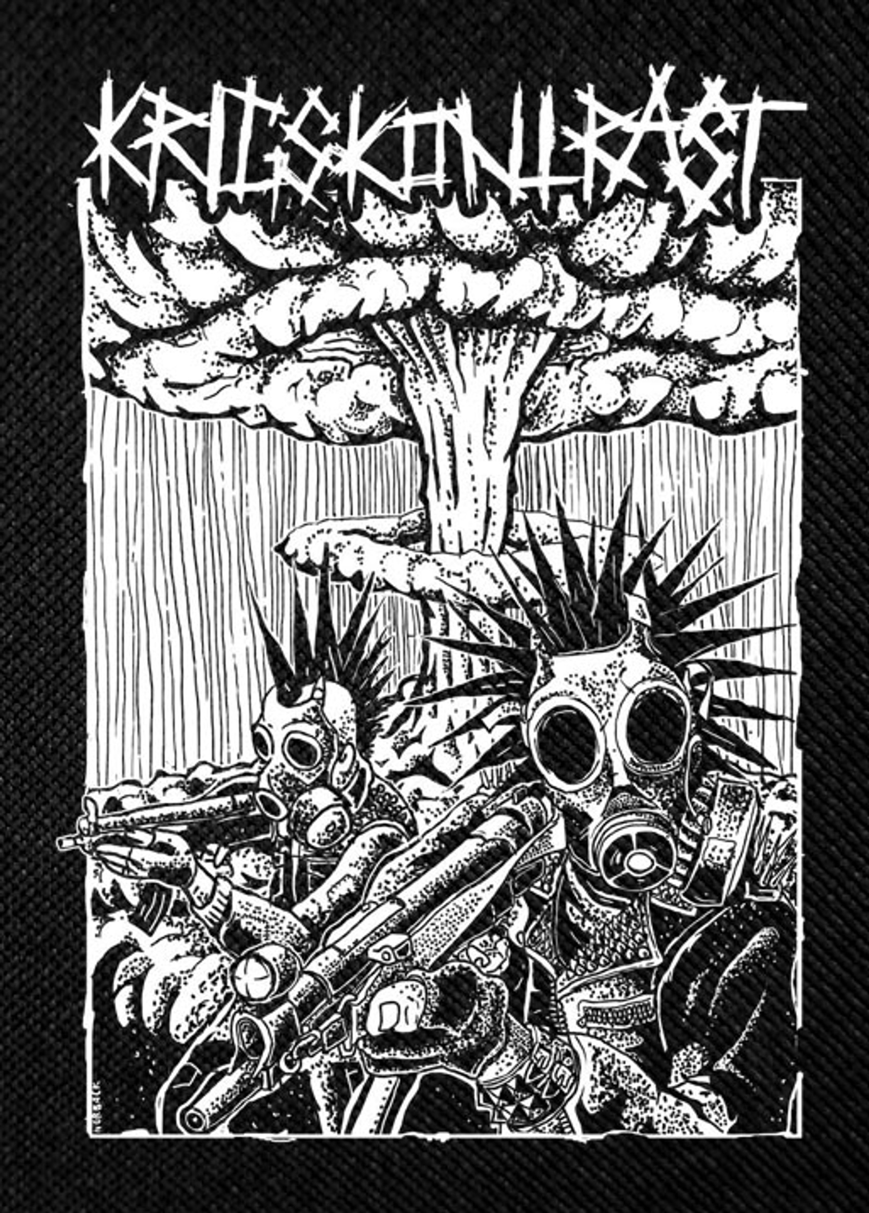 Krigskontrast - Crust 4x4.5" Printed Patch