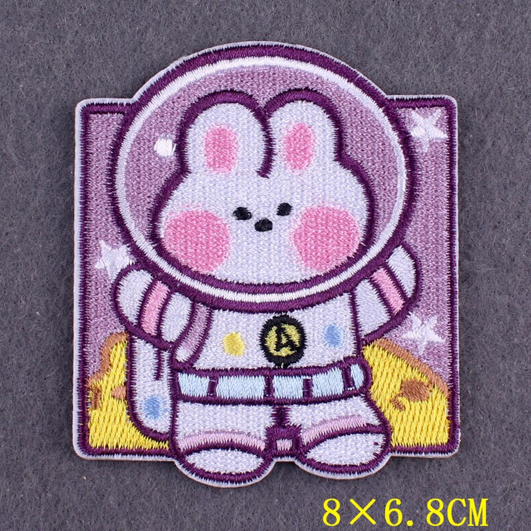 NuclearWaste-image Bunny Astronaut 3x2.5" Embroidered Patch