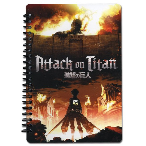 Attack on Titan - Fire Notebook