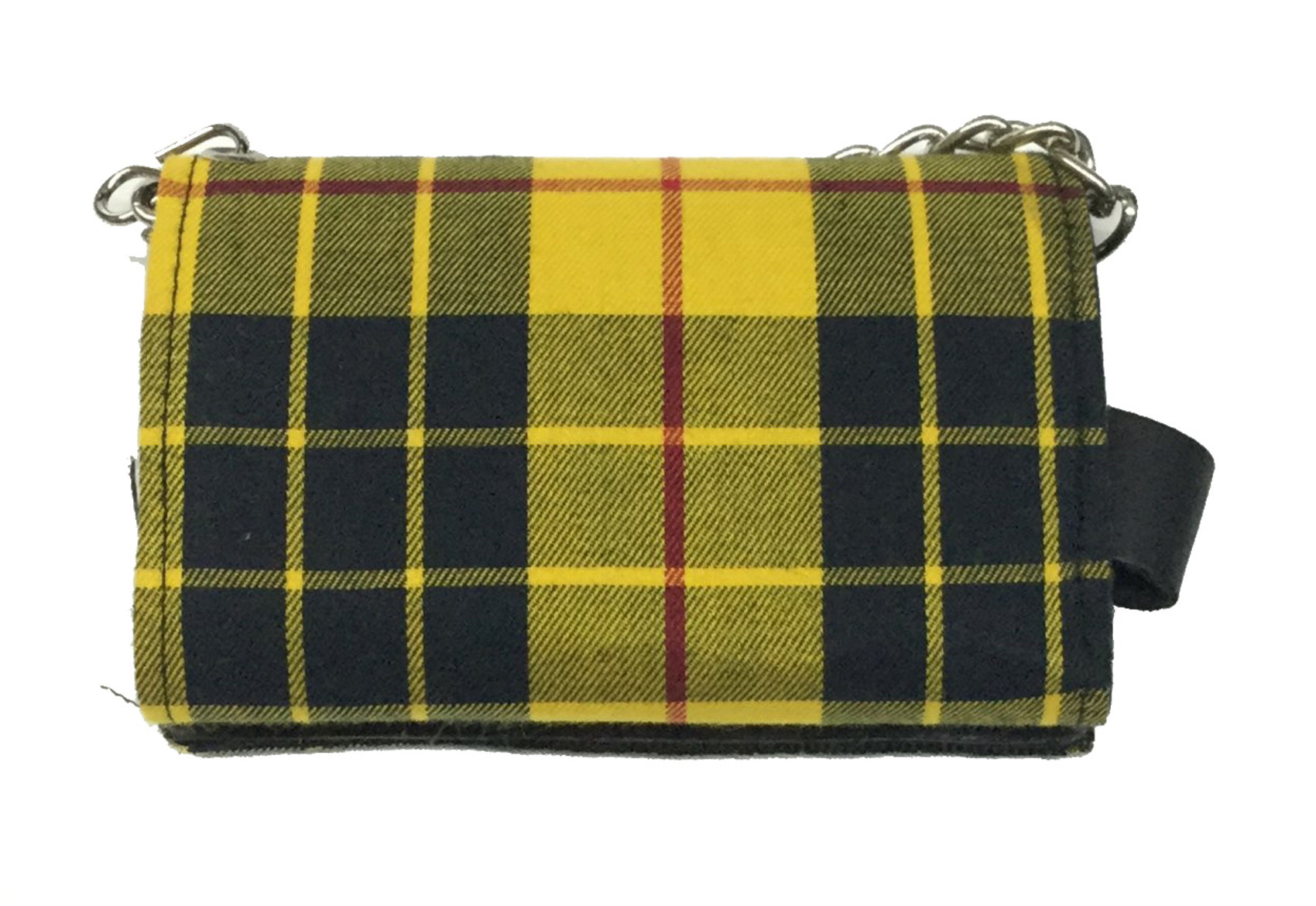 NuclearWaste-image Yellow Plaid Wallet with Chain
