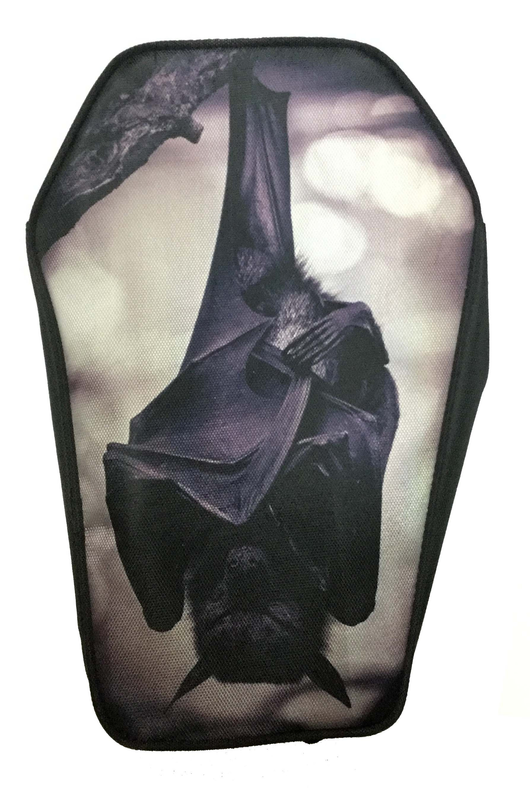 Bat Canvas Coffin Backpack