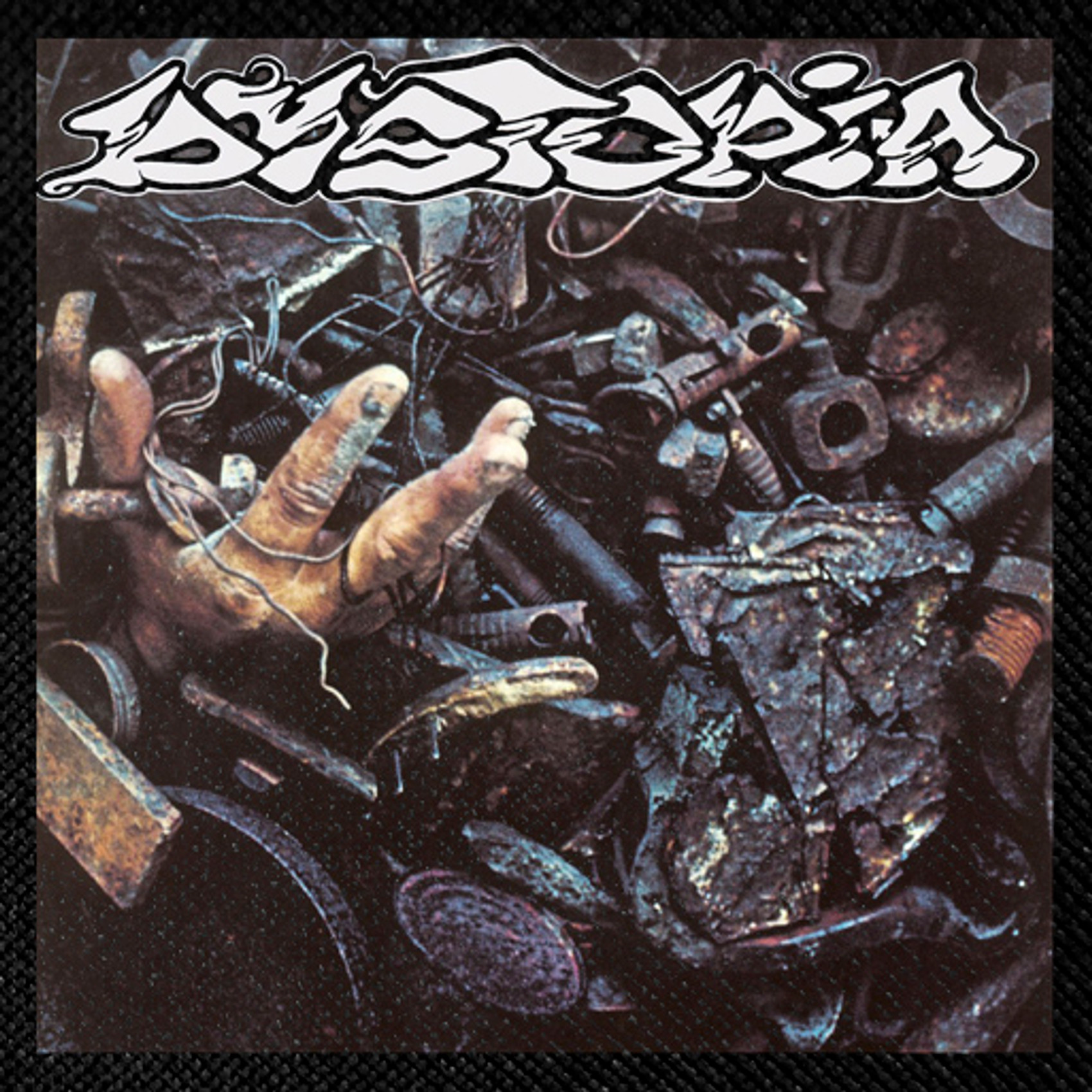 Dystopia - Human = Garbage 4x4" Color Patch