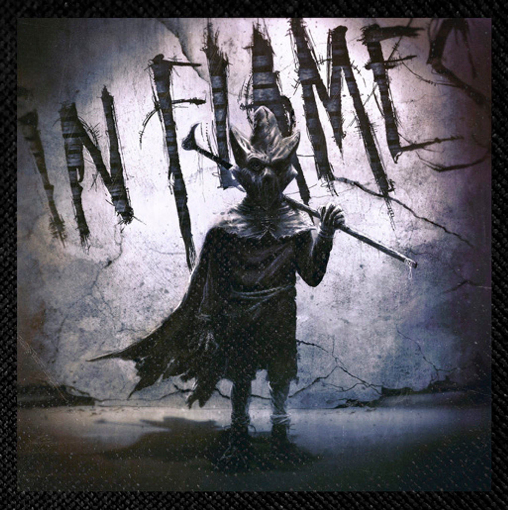 In Flames - The Mask 4x4" Color Patch