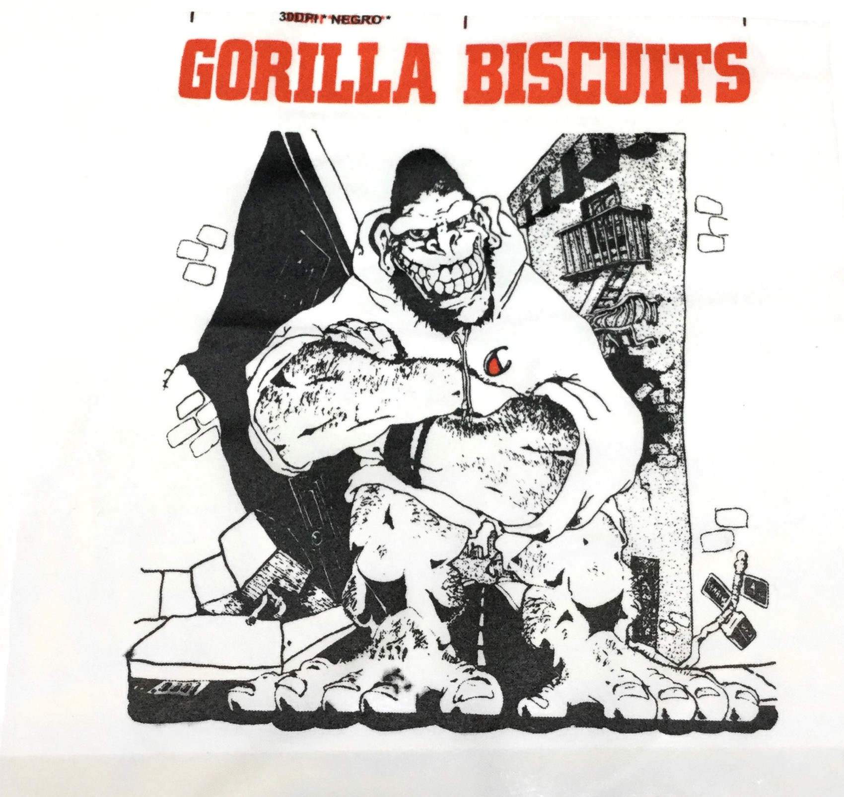 Gorilla Biscuits - New York Hardcore Test Print Backpatch
